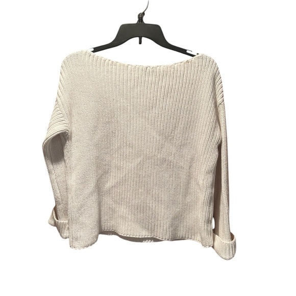 Vince Boar Neck Sweater in White Small - Picture 1 of 4